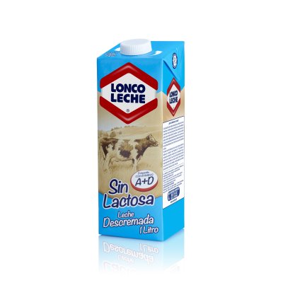 Leche Líquida Loncoleche Descremada Sin Lactosa 1 l