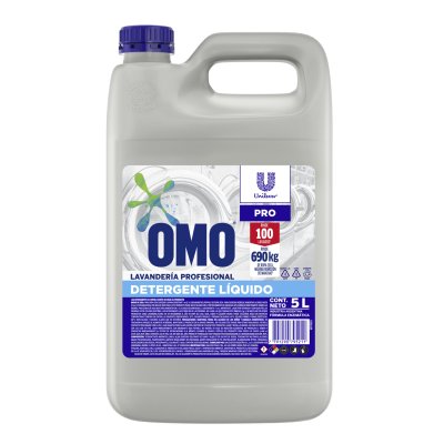 Detergente Líquido Omo Lavandería Profesional 5 L