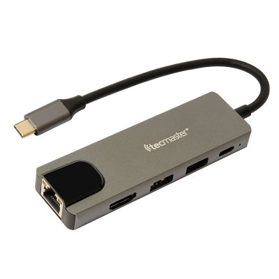 Adaptador Hub Tecmaster Tipo C-PD 3.0