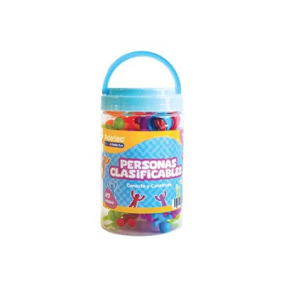 Set Personas Clasificables Adetec 47 Piezas