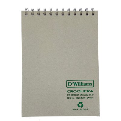 Croquera D'Williams Carta 100 Hojas | Prisa