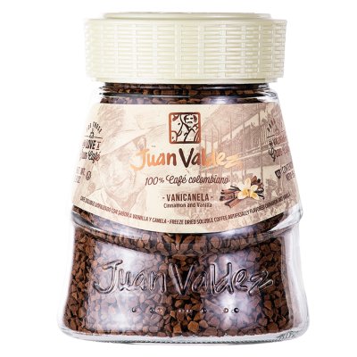 Café Instantáneo Liofilizado Juan Valdez Sabor Vanicanela 95 g
