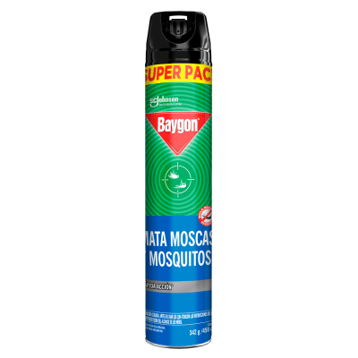 Insecticida Baygon Aerosol Mata Moscas y Mosquitos 450 cc
