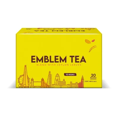 Té Negro Emblem Ceylán 20 Bolsitas
