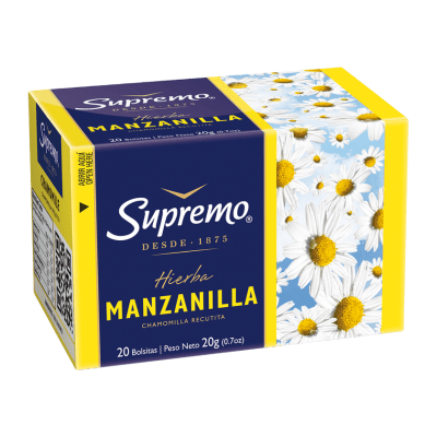 Hierbas Supremo Manzanilla 20 Bolsitas