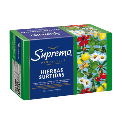 Hierbas Supremo Surtidas 100 Bolsitas