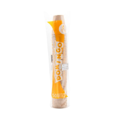 Vaso Polipapel Kraft Domingo 180 Ml 6 Oz x 50 Unidades