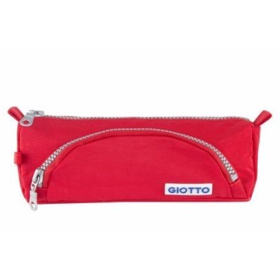 Estuche Escolar Giotto Doble Cierre Rojo