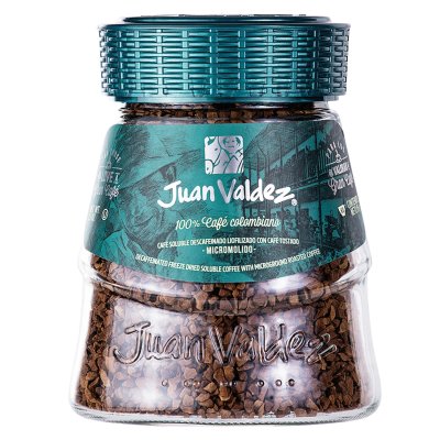 Café Instantáneo Liofilizado Juan Valdez Descafeinado 95 G