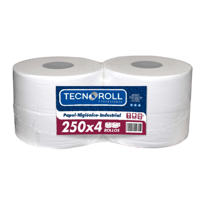 Papel Higiénico Tecnoroll Doble Hoja 4 Rollos 250 m