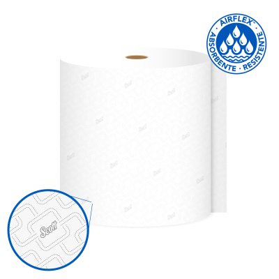 Toalla de Papel Scott Jumbo 6 Rollos 350 m Hoja Simple