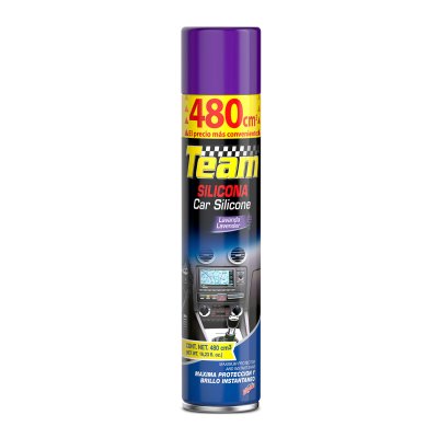 Silicona para Automóvil Team Aerosol Lavanda 480 cc