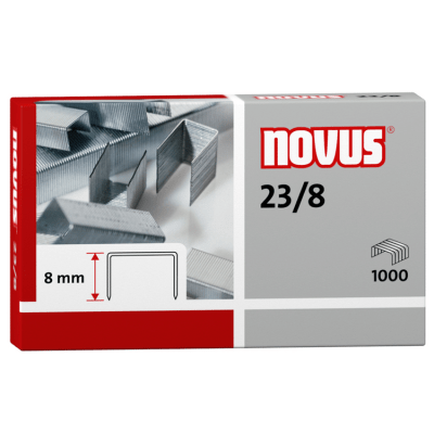 Corchetes Novus 23/8 Caja de 1000 Unidades