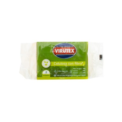 Esponja Celulosa con Fibra Virutex 2 Unidades