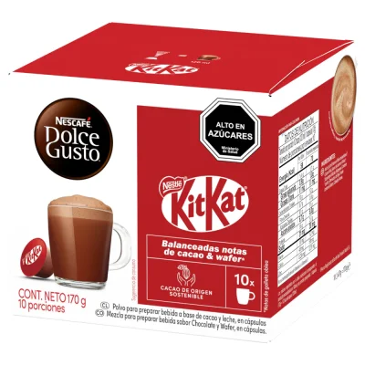 Cápsula Nescafe Dolce Gusto Chococcino Kitkat 10 Cápsulas