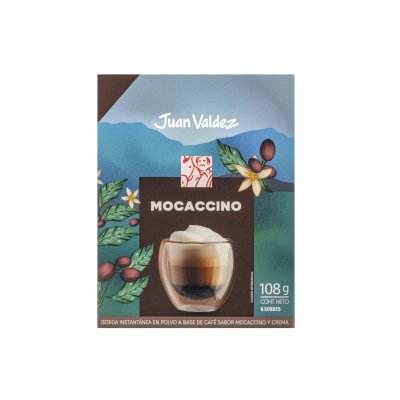 Café Juan Valdez Mocaccino 108 g 6 Sobres