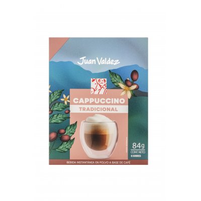 Café Juan Valdez Capuccino Tradicional 84 g 6 Sobres