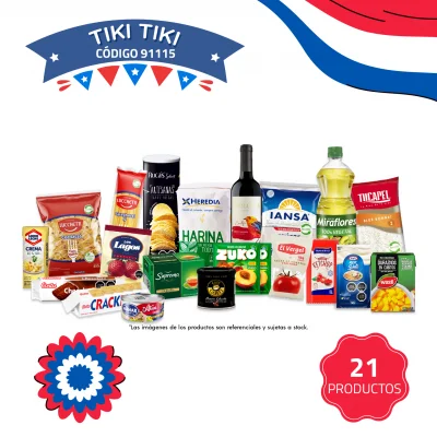 Canasta de Alimentos Prisa 18 Tiki Tiki Ti