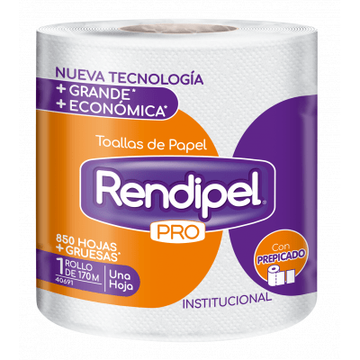 Toalla de Papel Rendipel Pro 1 Rollo 170 M