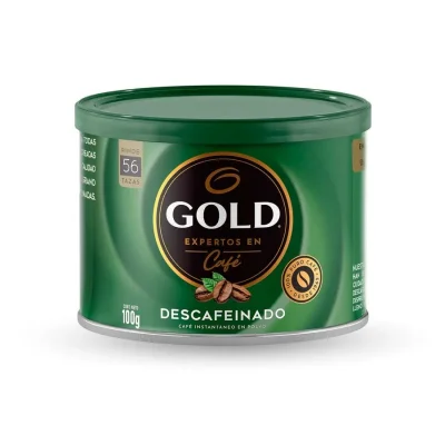 Café Instantáneo Gold Descafeinado Polvo 100 g