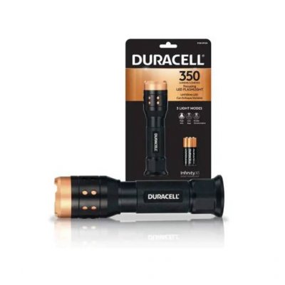 Linterna Duracell Led Flashlight 350 Lúmenes Negro