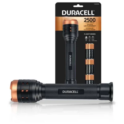 Linterna Duracell DF2500 2500 Lúmenes Negro