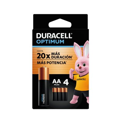 Pilas Alcalinas Duracell Aa Optimum 4 Unidades