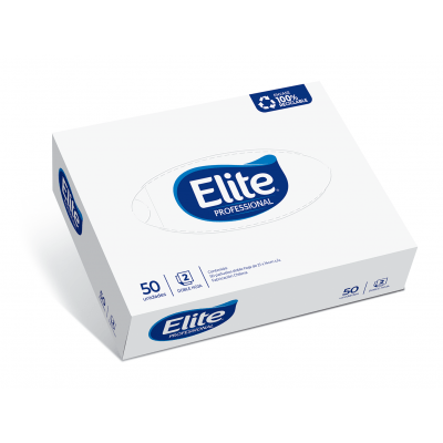 Pañuelo Facial Elite Estuche 50 Hojas