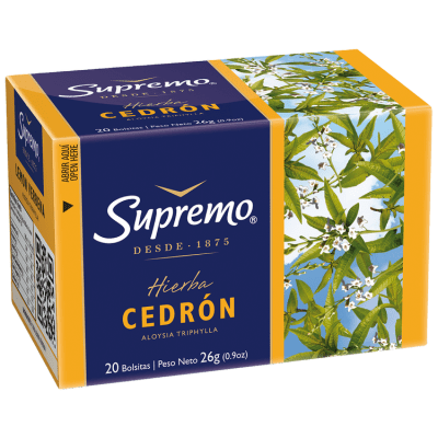Hierbas Supremo Cedrón 20 Bolsitas