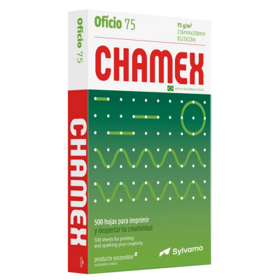 Resma Papel Fotocopia Chamex Oficio 500 Hojas