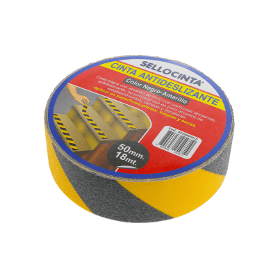 Cinta Antideslizante Sellocinta Bicolor 2" 18 M