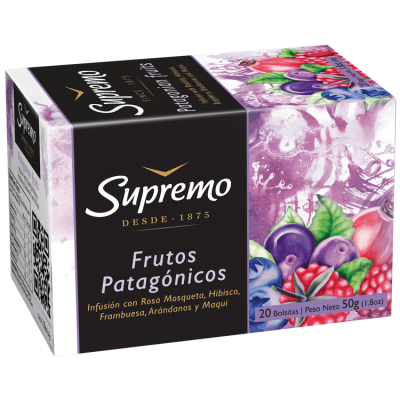 Hierbas Supremo Frutos Patagónicos 20 Bolsitas