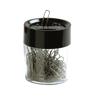 Organizador Porta Clips Y Lápices Negro