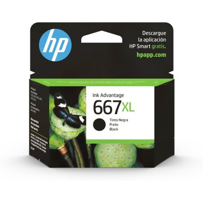 Cartucho de tinta HP 667XL Negro Original (3YM81AL)
