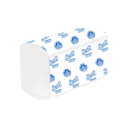 Toalla de Papel Scott Interfoliada 25 Paquetes de 150 Unidades Hoja Simple