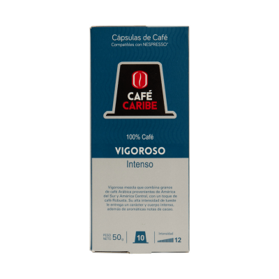 Cápsula Café Caribe Vigoroso Intenso 10 Unidades