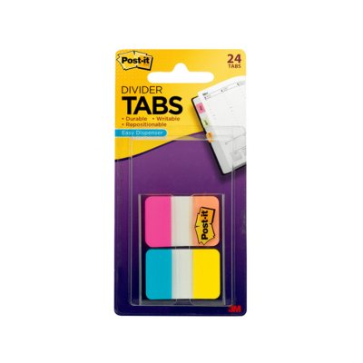 Separador de Página 3M Post-It Banderita Dura grande 4 Colores