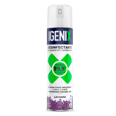 Desinfectante en Aerosol Igenix Lavanda Antibacterial 360 cc
