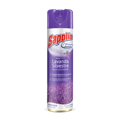 Desodorante Ambiental en Aerosol Sapolio Lavanda 360 cc