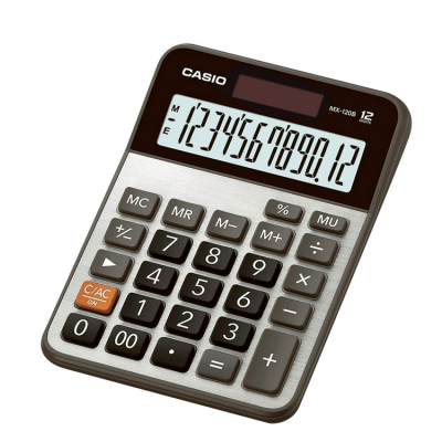 Calculadora Básica Escritorio Casio 12 Dígitos MX-120B