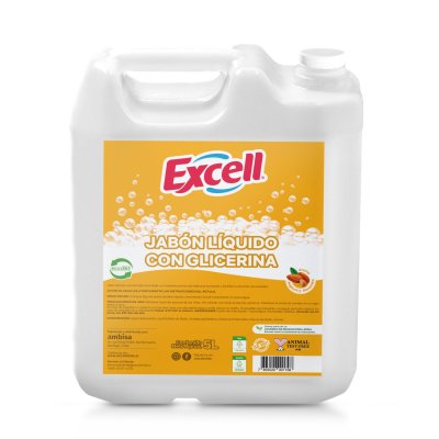 Jabón Líquido Excell Glicerina Yogurt y Almendras 5 L
