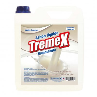 Jabón Líquido Tremex Cremoso Humectante 5 L
