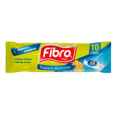 Trapero Húmedo Fibro Limón 40x60 cm 10 Unidades | Prisa