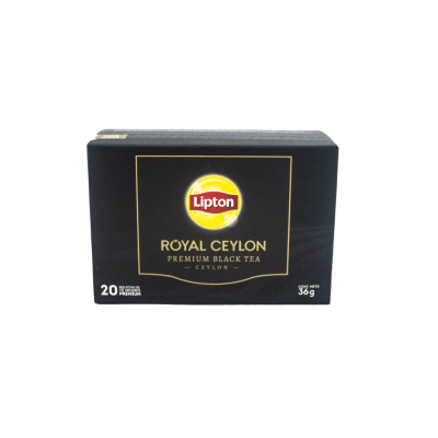 Té Negro Lipton Royal Ceylán Premium 20 Bolsitas