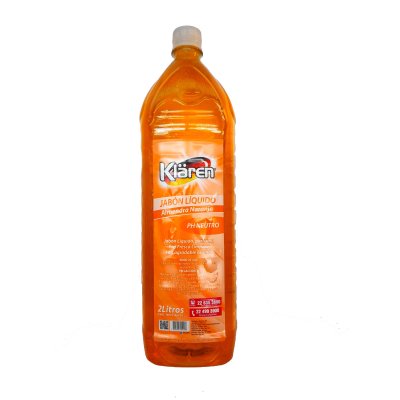 Jabón Líquido Klaren Almendra Naranja 2 L