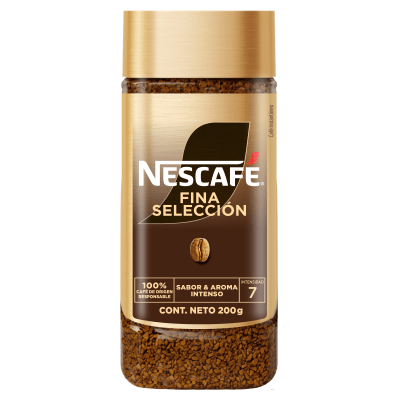 Café Instantáneo Nescafé Fina Selección Liofilizado Frasco 200 g