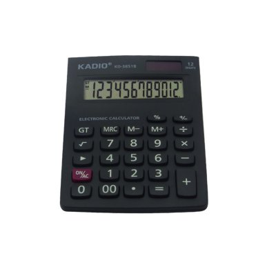 Calculadora Básica Kadio de Escritorio 12 Dígitos