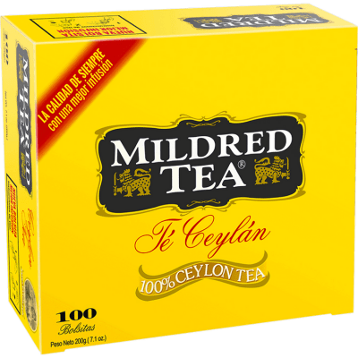 Té Negro Mildred Tea Ceylán 100 Bolsitas